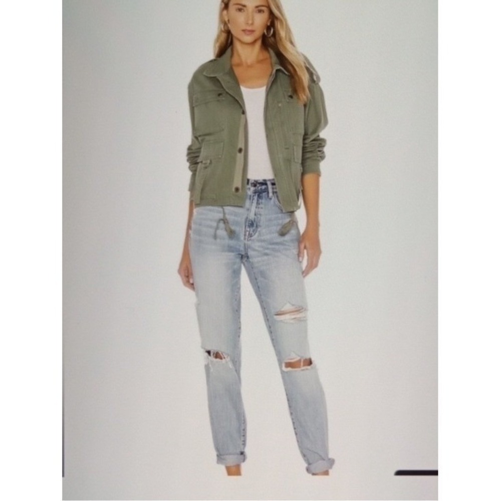 ♾️Pistola Y2K Distressed Jeans Sz 27 Light Wash Acid Wash♾️